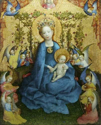 Die Jungfrau im Rosenbusch